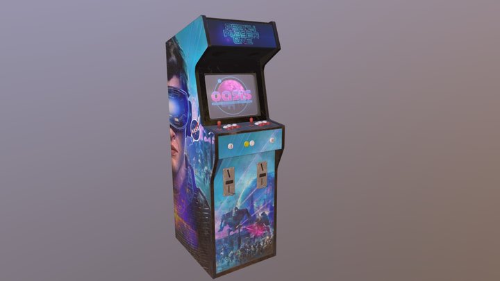 Arcade Machine 1 (Ready Player One) 3D Model
