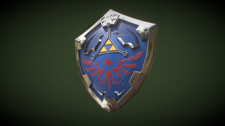 Hylian Shield 3D Model