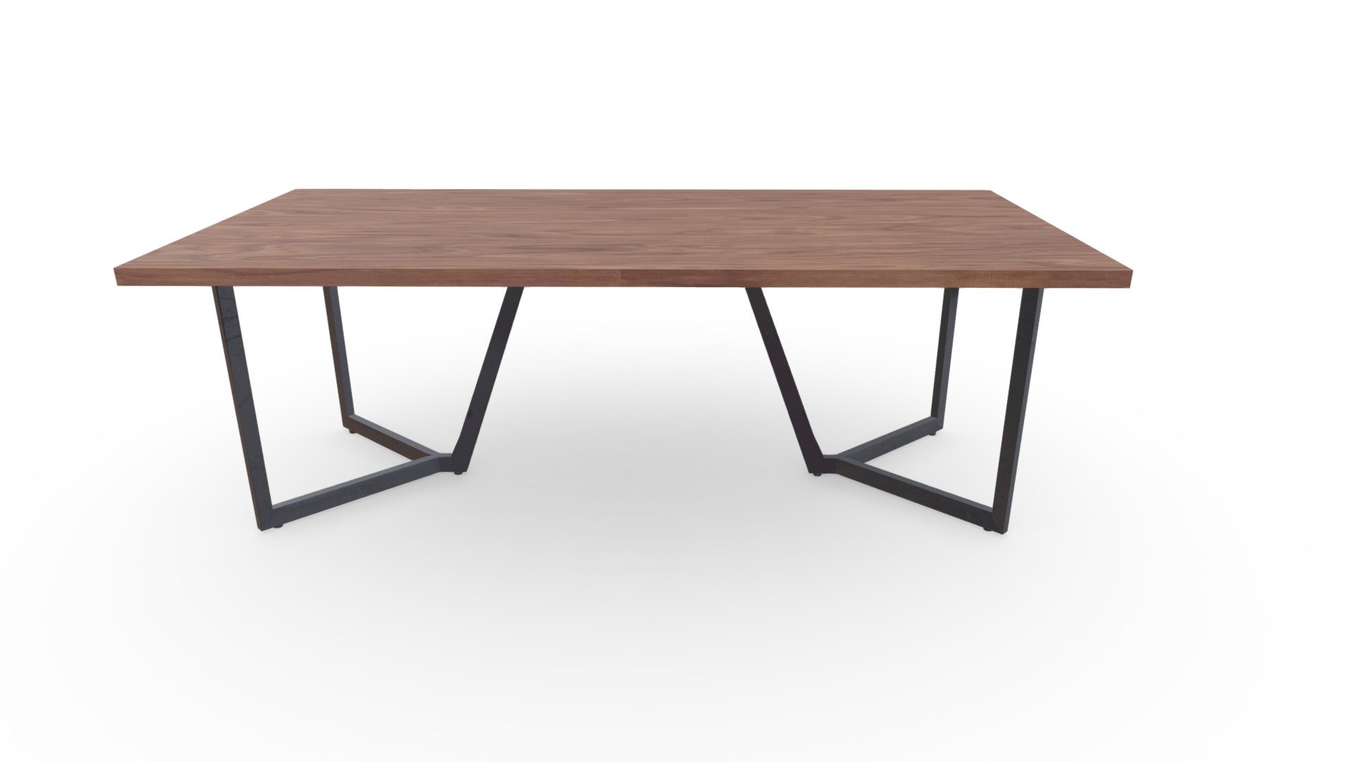 MESA DE COMEDOR BROADWAY CENIZO METAL NEGRO - Buy Royalty Free 3D model ...