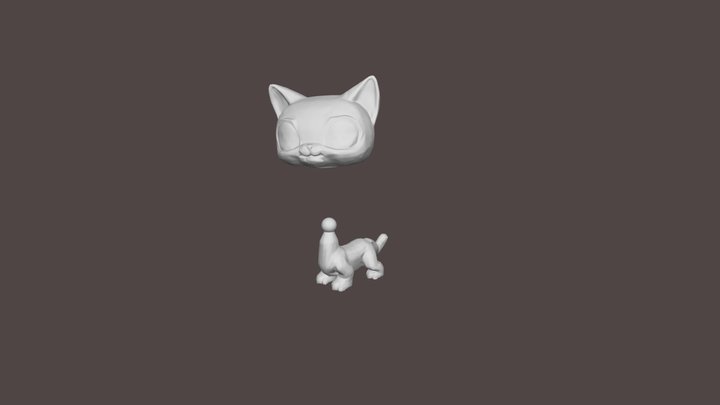 Littlest Pet Shop Cat 3D Model