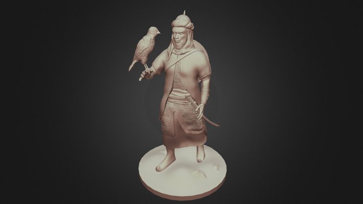 Sharaf ex Jerbiton - the desert warrior 3D Model