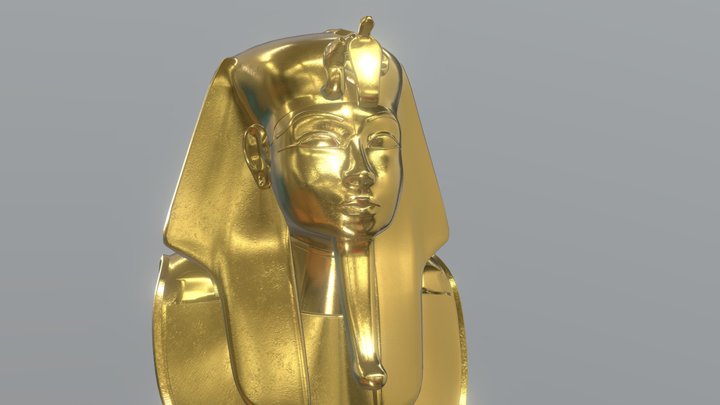 King Tutankhamun 3D Model