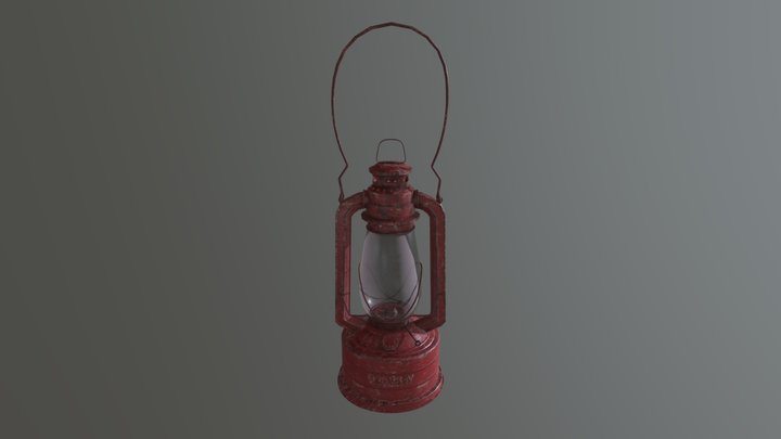 oil lamp 3D Model