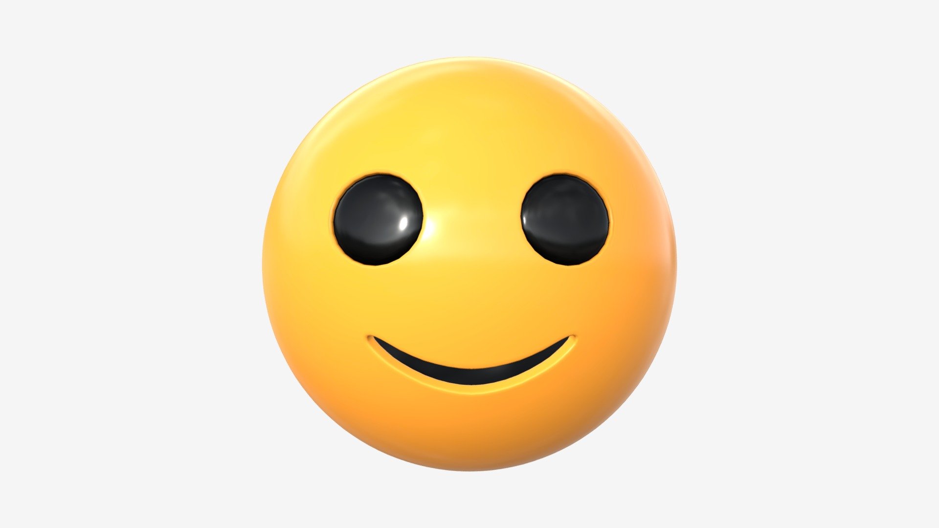 Emoji 054 Smiling - Buy Royalty Free 3D model by HQ3DMOD (@AivisAstics ...