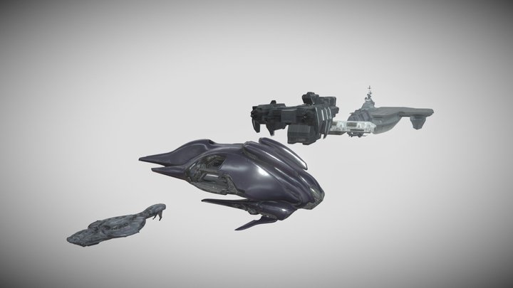 halo aircraft pack – Gratis 3D-model STL