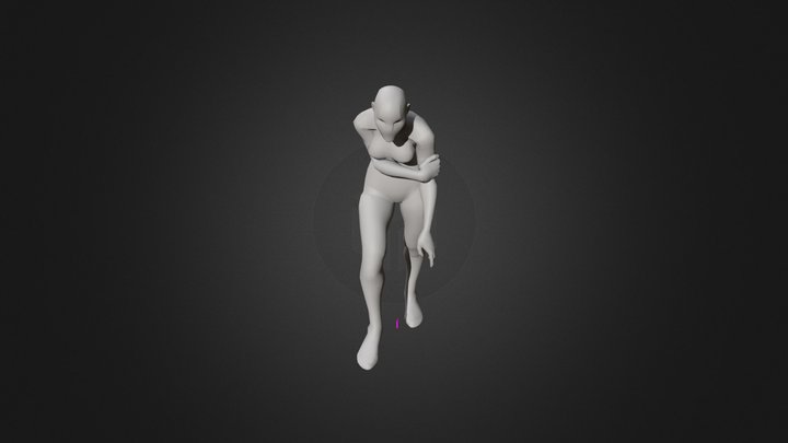 Animations Walk 100% 3D Model