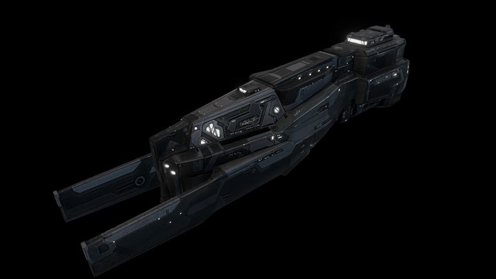 ASHUR - Offence type Mothership 3D Model