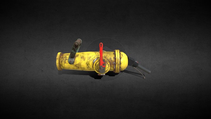 HydrantCanon 3D Model
