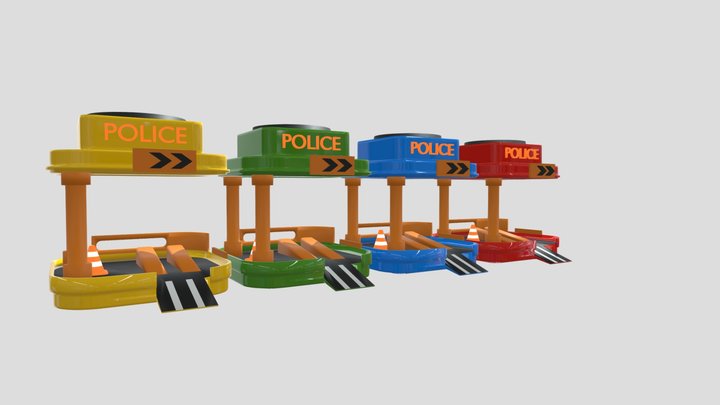 Police Garage FS22 3D Model