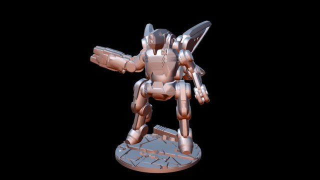 Hyperion Heavy Assault Mech 3D Model