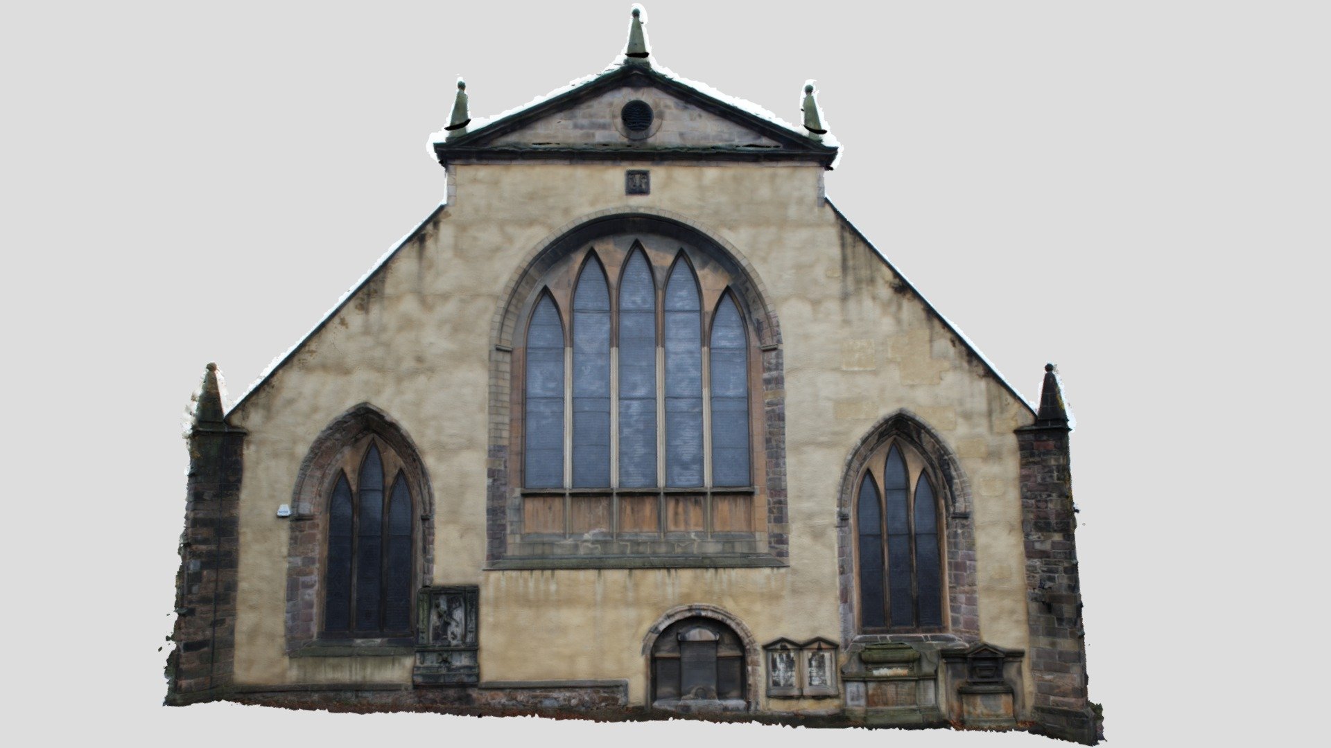 Edinburgh, Greyfriars Church (east elevation)