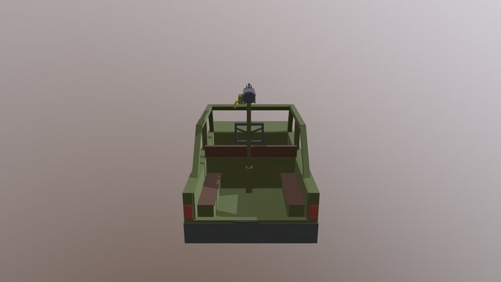 Army car 3D Model