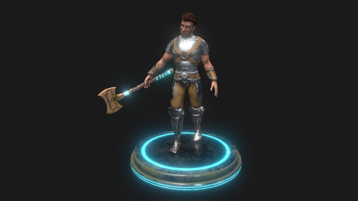 Harfold  The Viking of the Space 3D Model