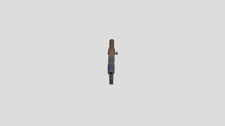 Custom SMG Tier 1 | Rust 3D Model
