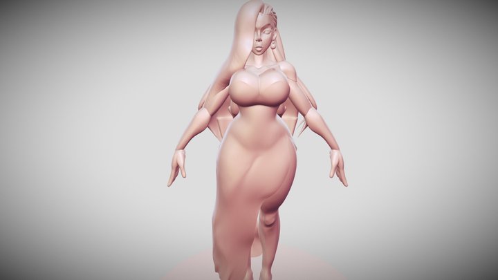 Jessica Rabbit 3D Model