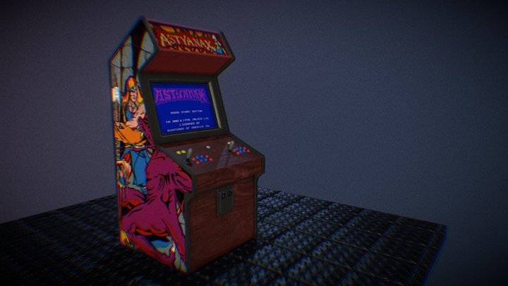 Retro Arcade: Astyanax 3D Model