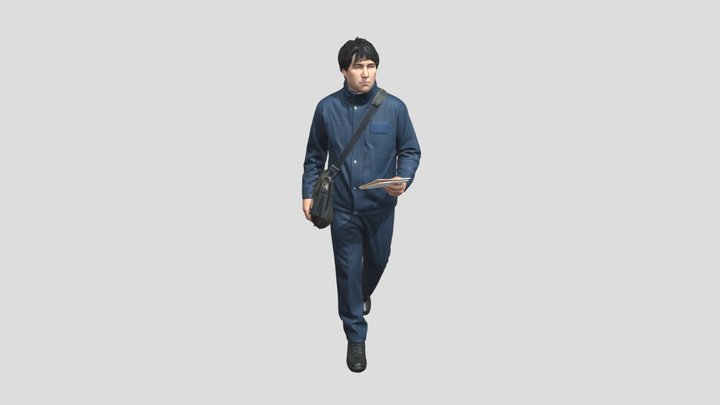 Blue Workwear Messenger – Modèle 3D gratuit STL