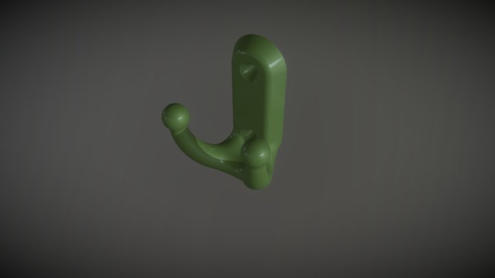 wall and door handle v3 3D Model