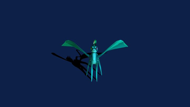 Icewing-Seawing-Rainwing Tribrid 3D Model