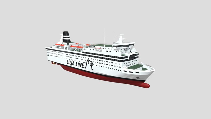 SIlja Line M/S Finlandia (1981) 3D Model