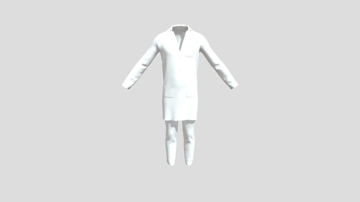 Male Lab Coat and Pants – Gratis 3D-model STL