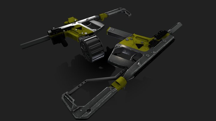 vector smg 3D Model