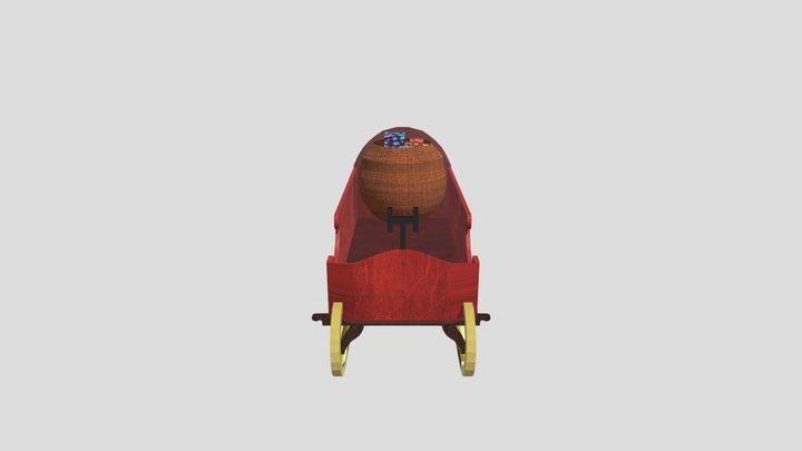 Grinch's sleigh 3D Model