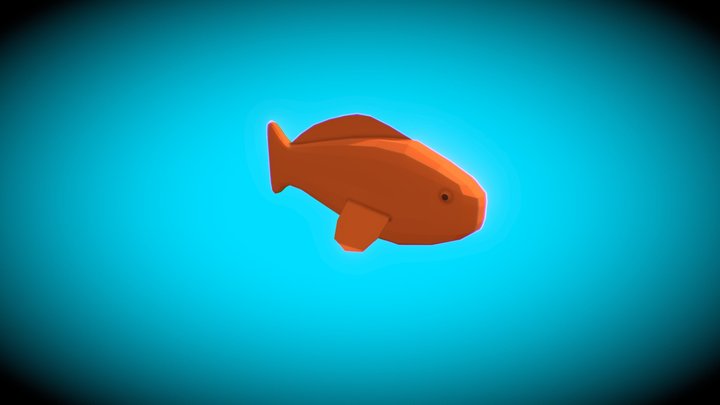 Fish - Low Poly - Rigged - Animated 3D Model