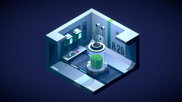 Green Goo Research Lab 3D Model