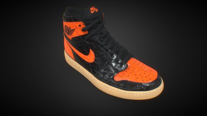 Jordan 1 Retro High Shattered Backboard 3.0 3D Model