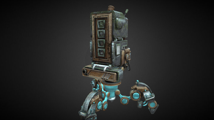 ROBOT - TEXTURING SUBSTANCE DESIGNER 3D Model