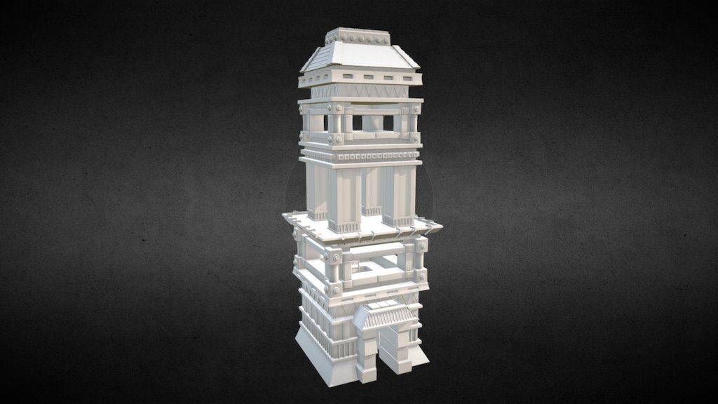 Watch Tower - 3D model by justinsane1992 [77b8fe8] - Sketchfab
