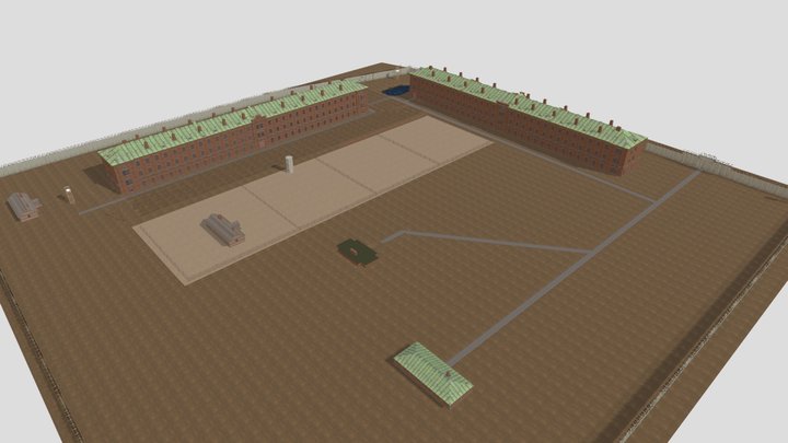 Bereza Camp 3D Model