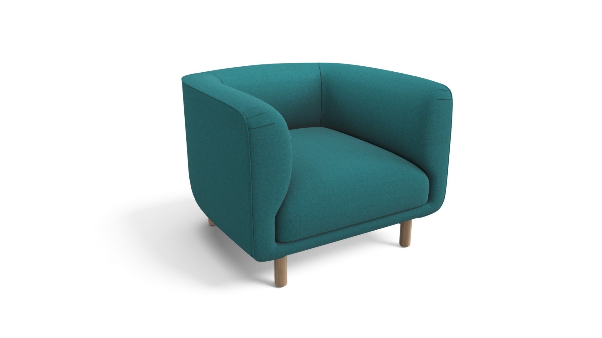 Becca  Armchair, Mineral Blue