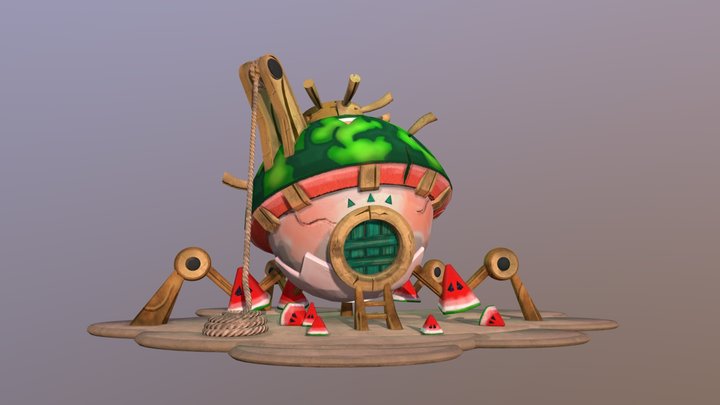 Арбуз 3D Model