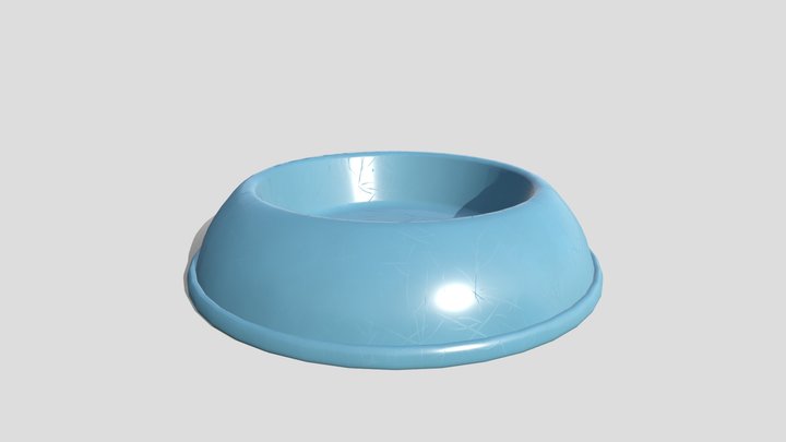 Dog Bowl 3D Model