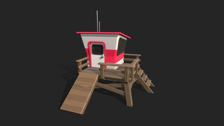 Lifeguardtower 3D models - Sketchfab