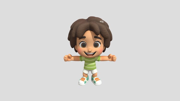 Happy Child (Mighty Express) 3D Model