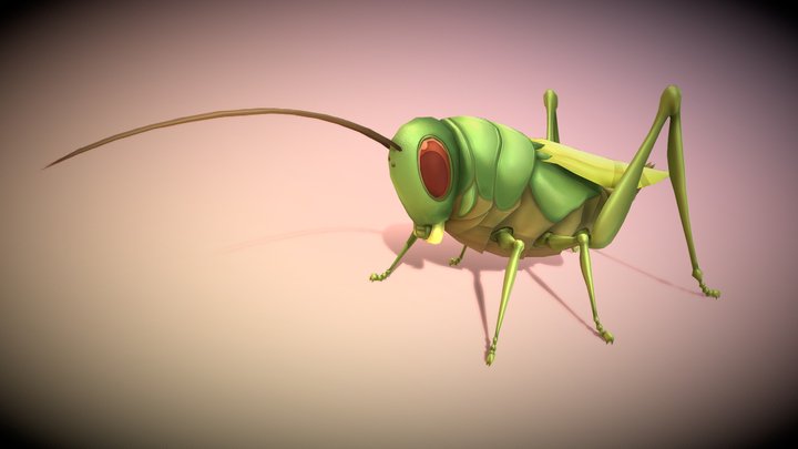 Locust 3D Model