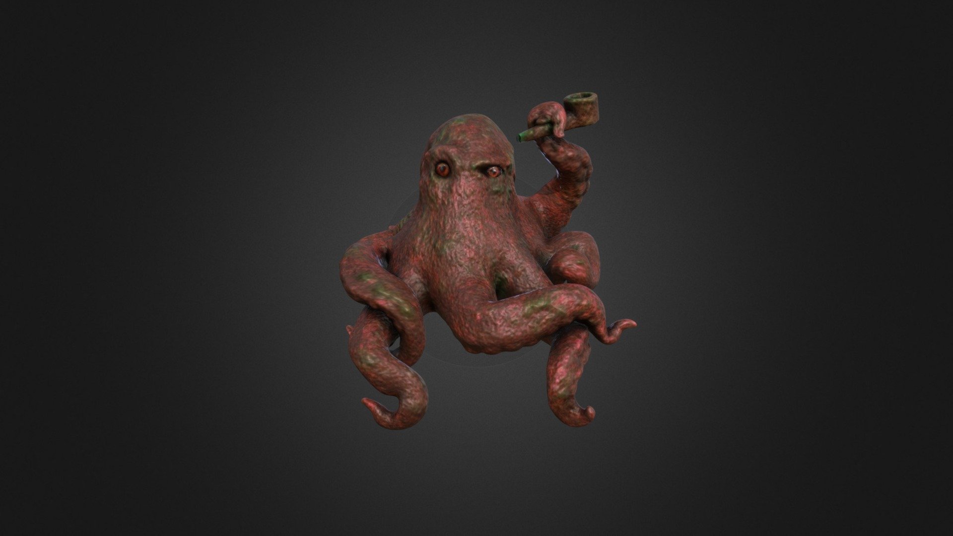 Octopus - 3D model by Elena Tishchenko (@tishchenkoelena) [77bc999 ...