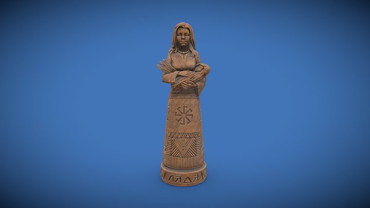 Pagan Idol Lada 3D Model