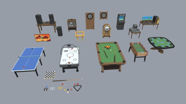 Leisure pack 3D Model