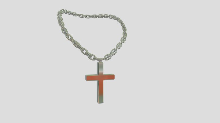 Jewelry Christian Cross 3D Model