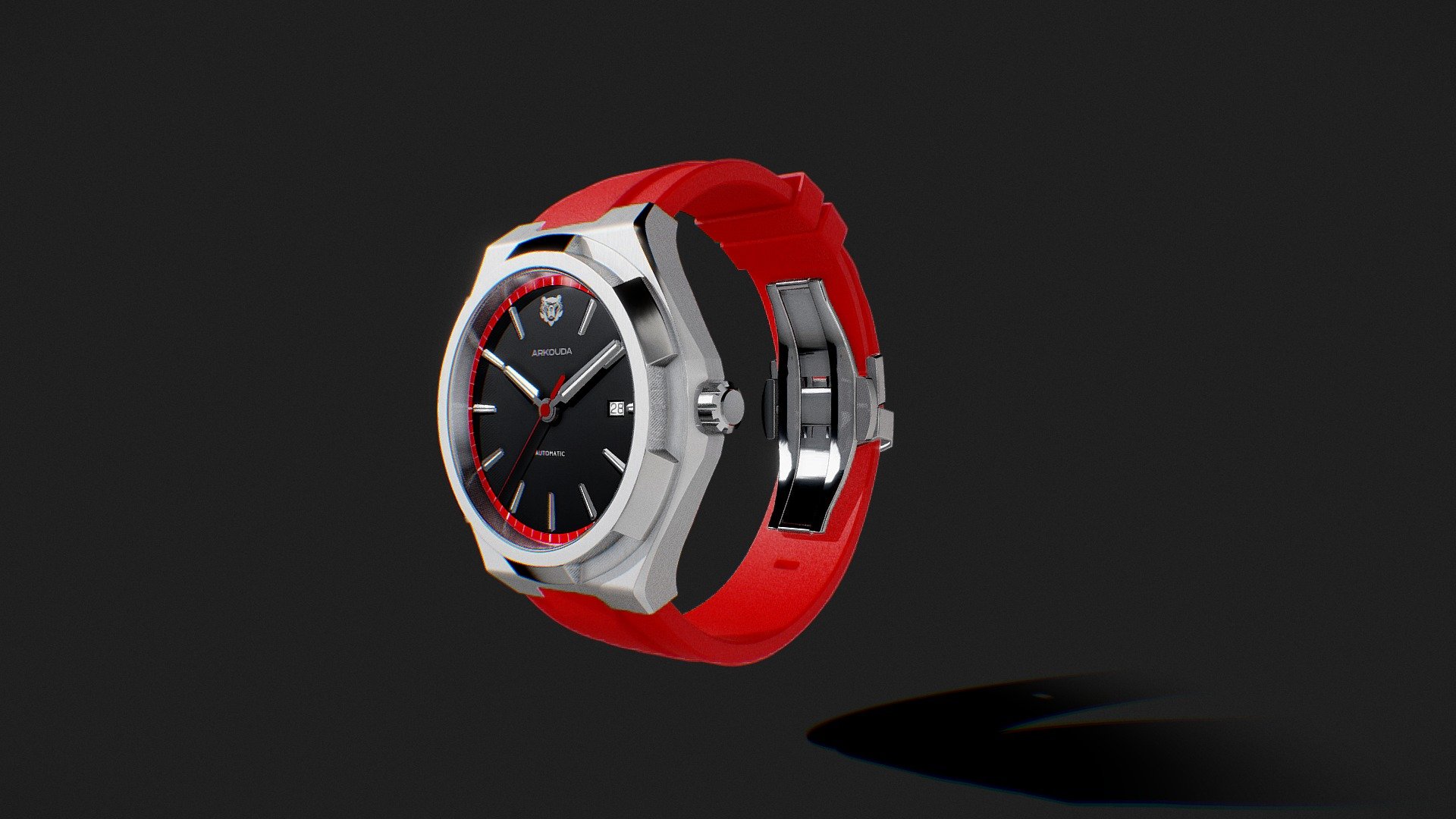 AL-6 SS Black Red Rubber — Sketchfab embed 3D viewer