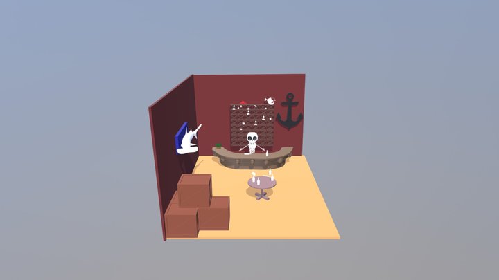 Skelly's Bar Final 3D Model