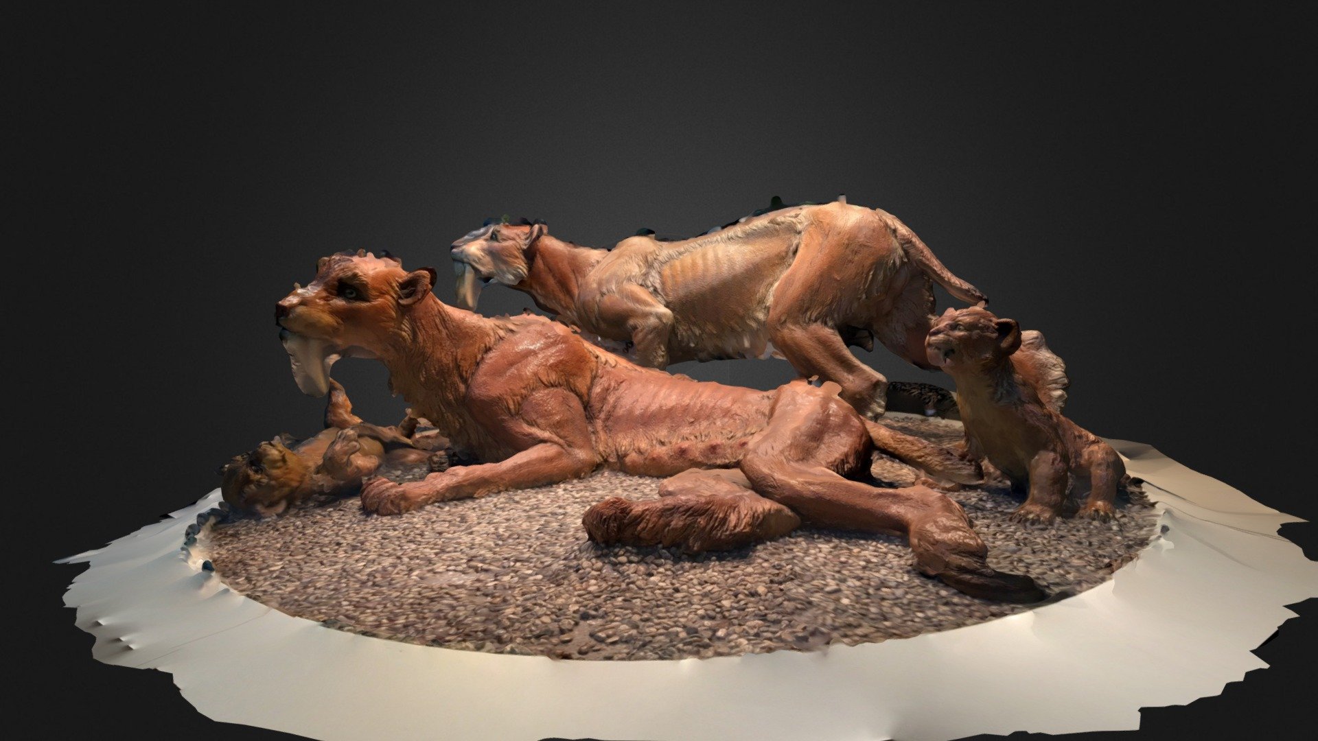 Sabertooths at LA Tar Pits