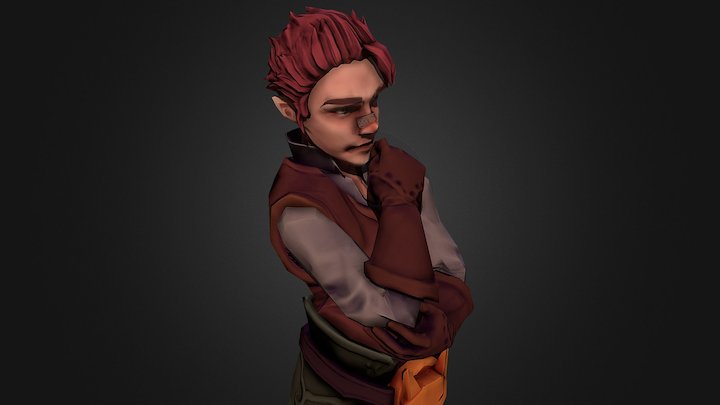 Chara D 3D Model