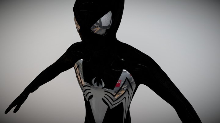 Symbiotic Spider-Man (Andrew Garfield) 3D Model