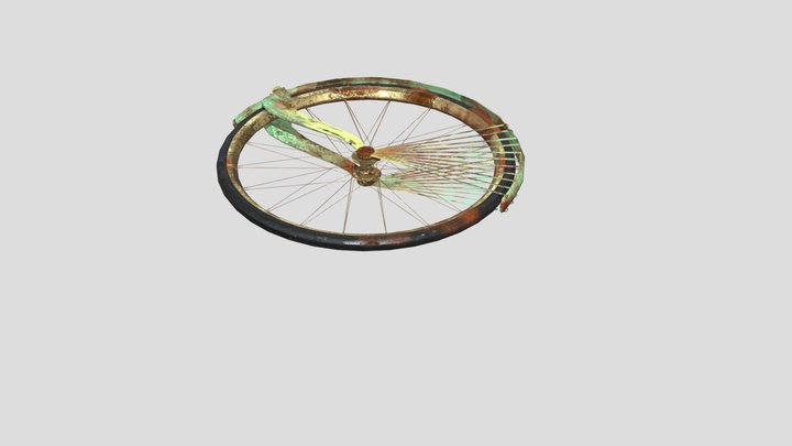 Retro Wheel 3D Model