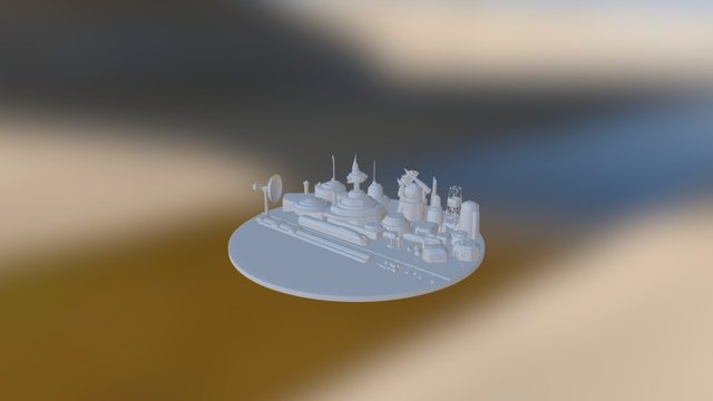 Hoth base 3D Model